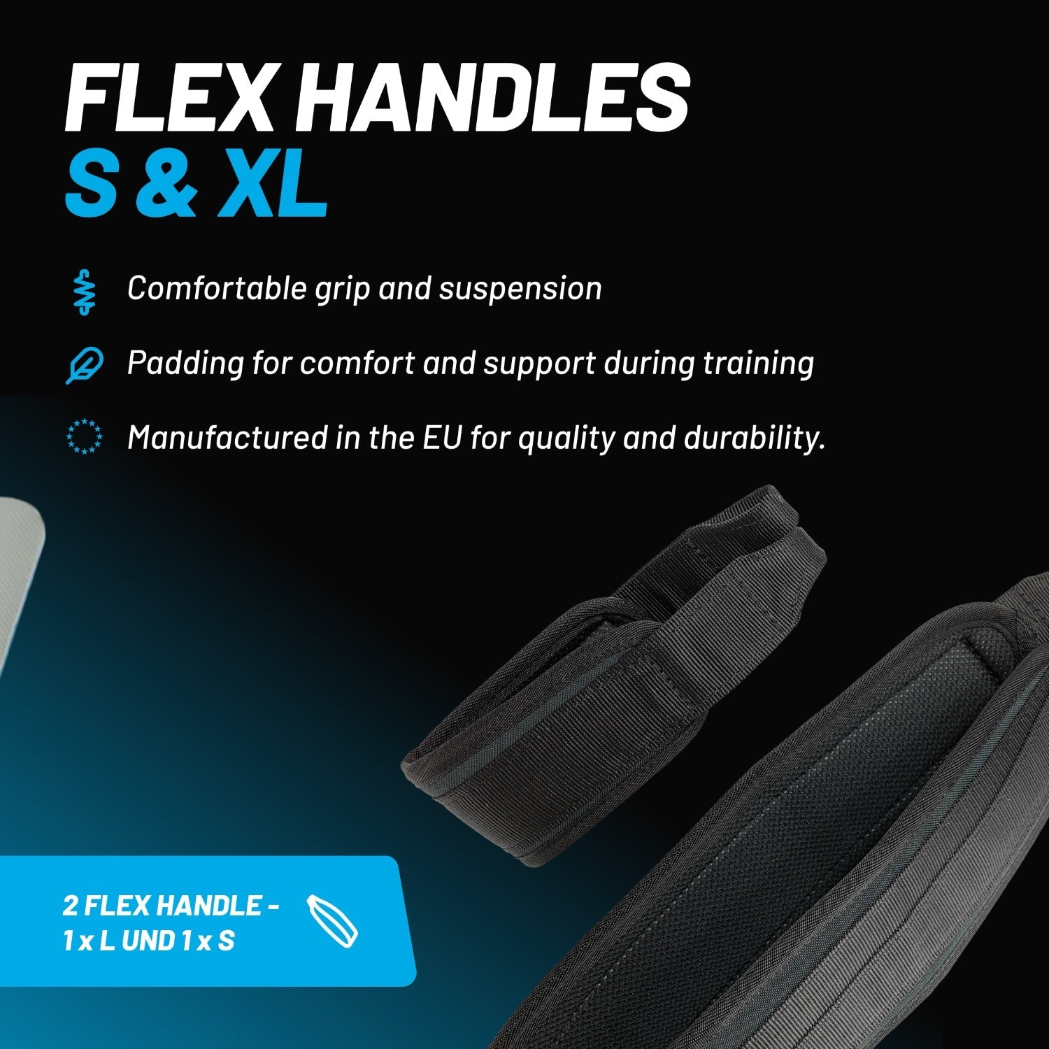 Small and Large padded Handles