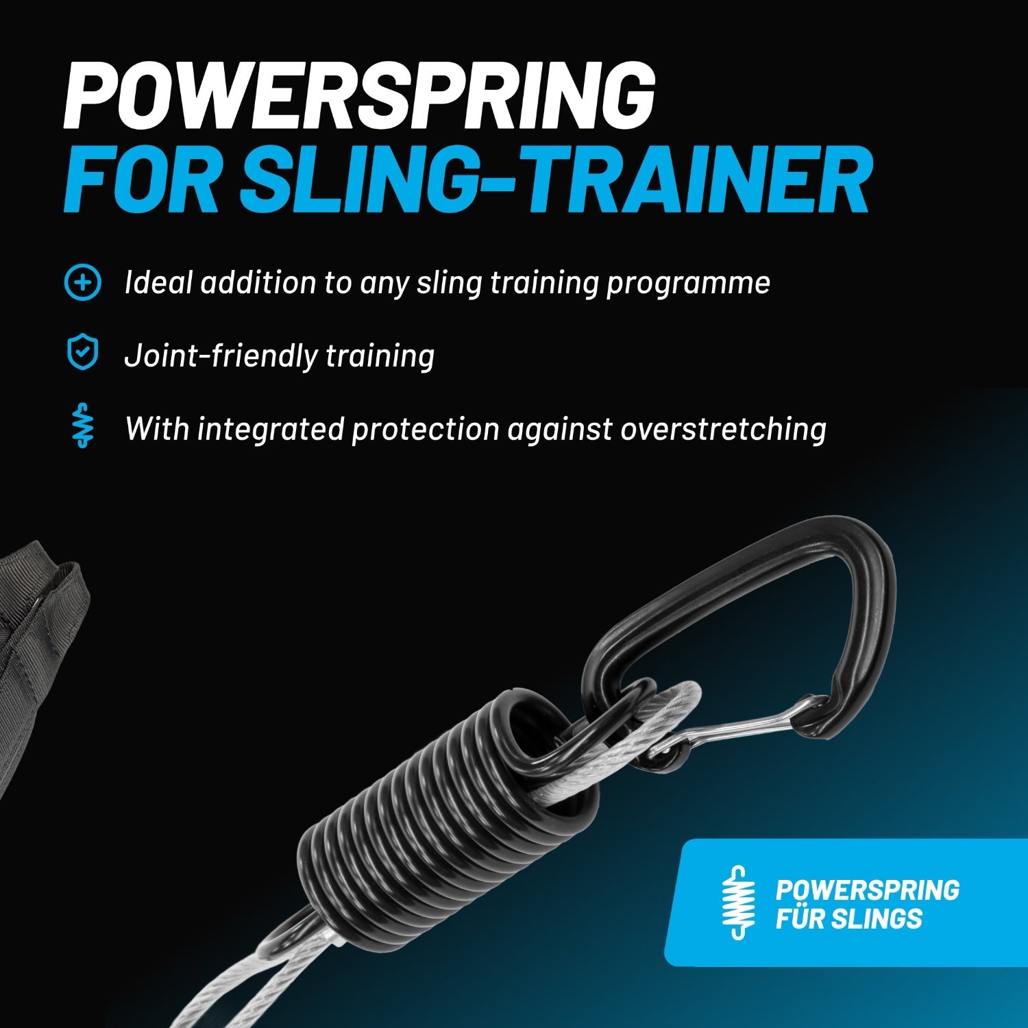 Powerspring for smooth Slingtrainer Workouts