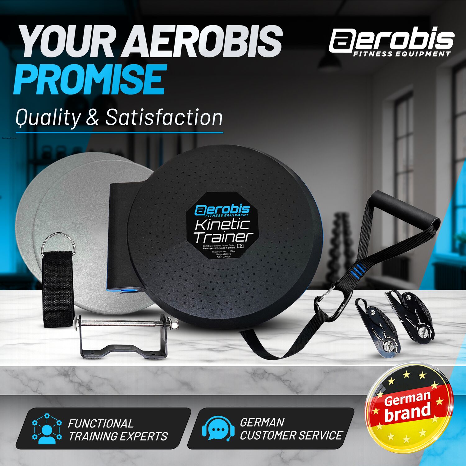 aerobis Kinetic Trainer - Premium Flywheel Trainer 7