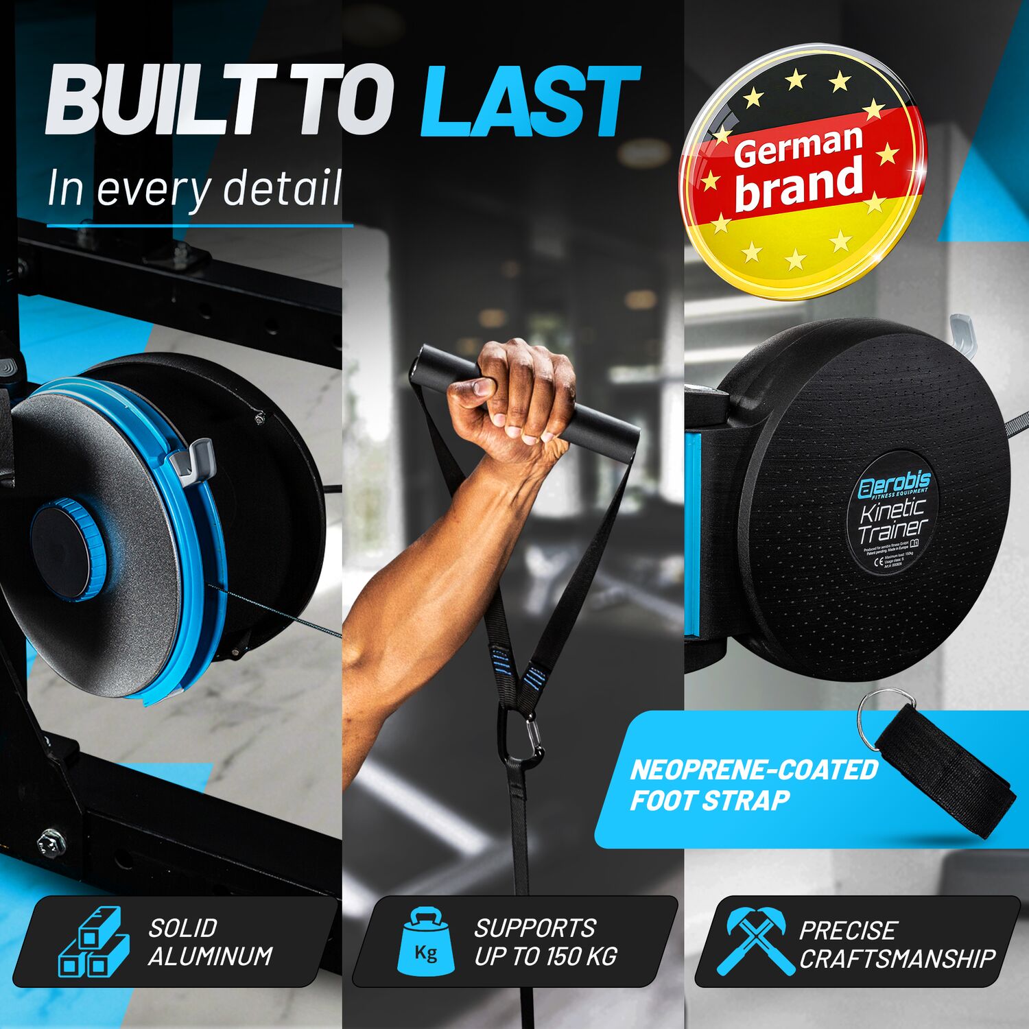 aerobis Kinetic Trainer - Premium Flywheel Trainer 4