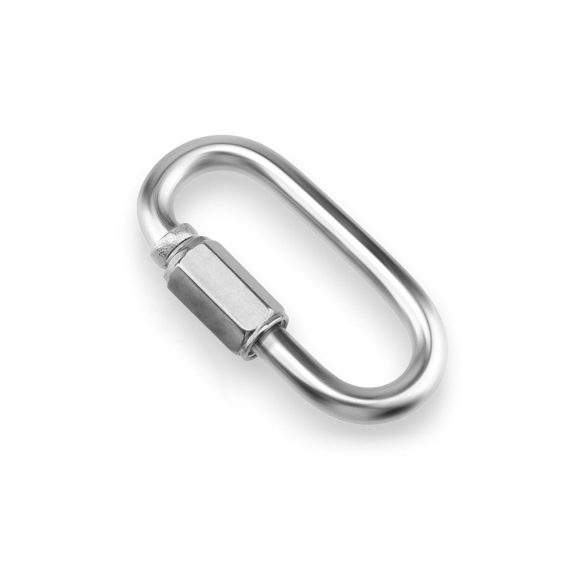 Mini mosquetón aerobis de acero inoxidable V4A con cierre de rosca para sensores Powrlink