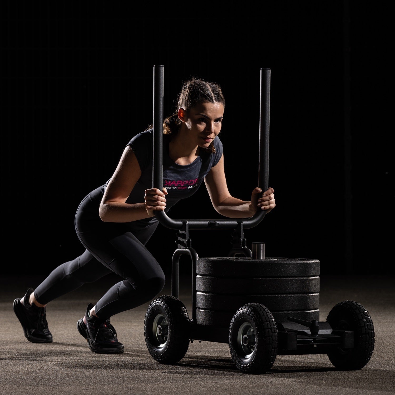 aerobis Pain Train - Patented Resistance Sled on wheels 2