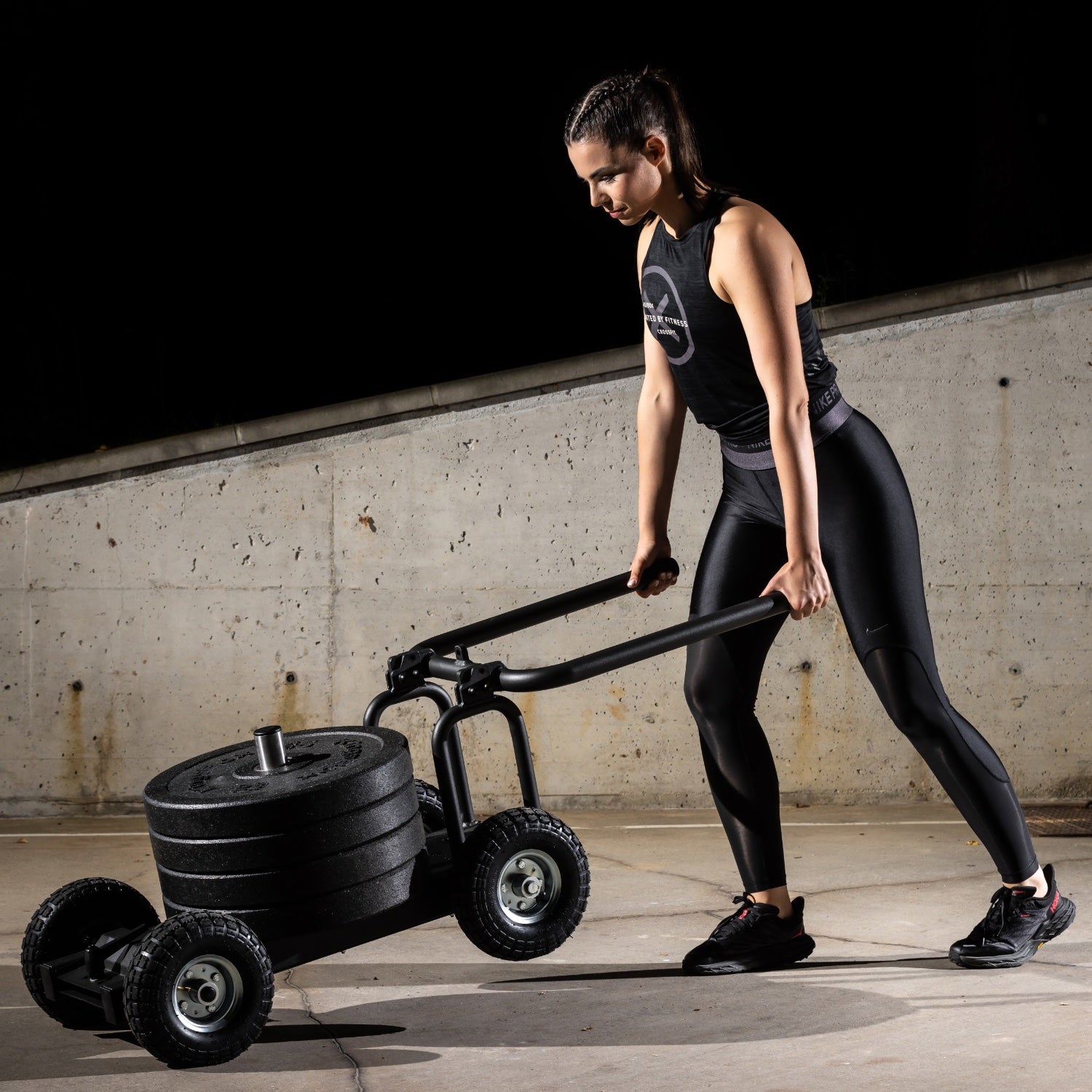 aerobis Pain Train - Patented Resistance Sled on wheels 9