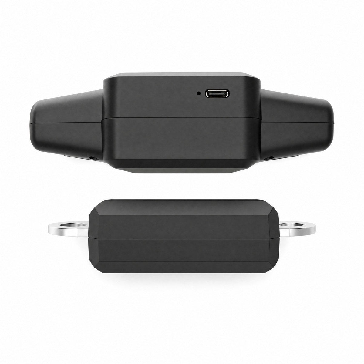 aerobis Powrlink Light above Powrlink 3 top profile size comparison on white - Powrlink 3 has a shorter and more compact body than Powrlink Light