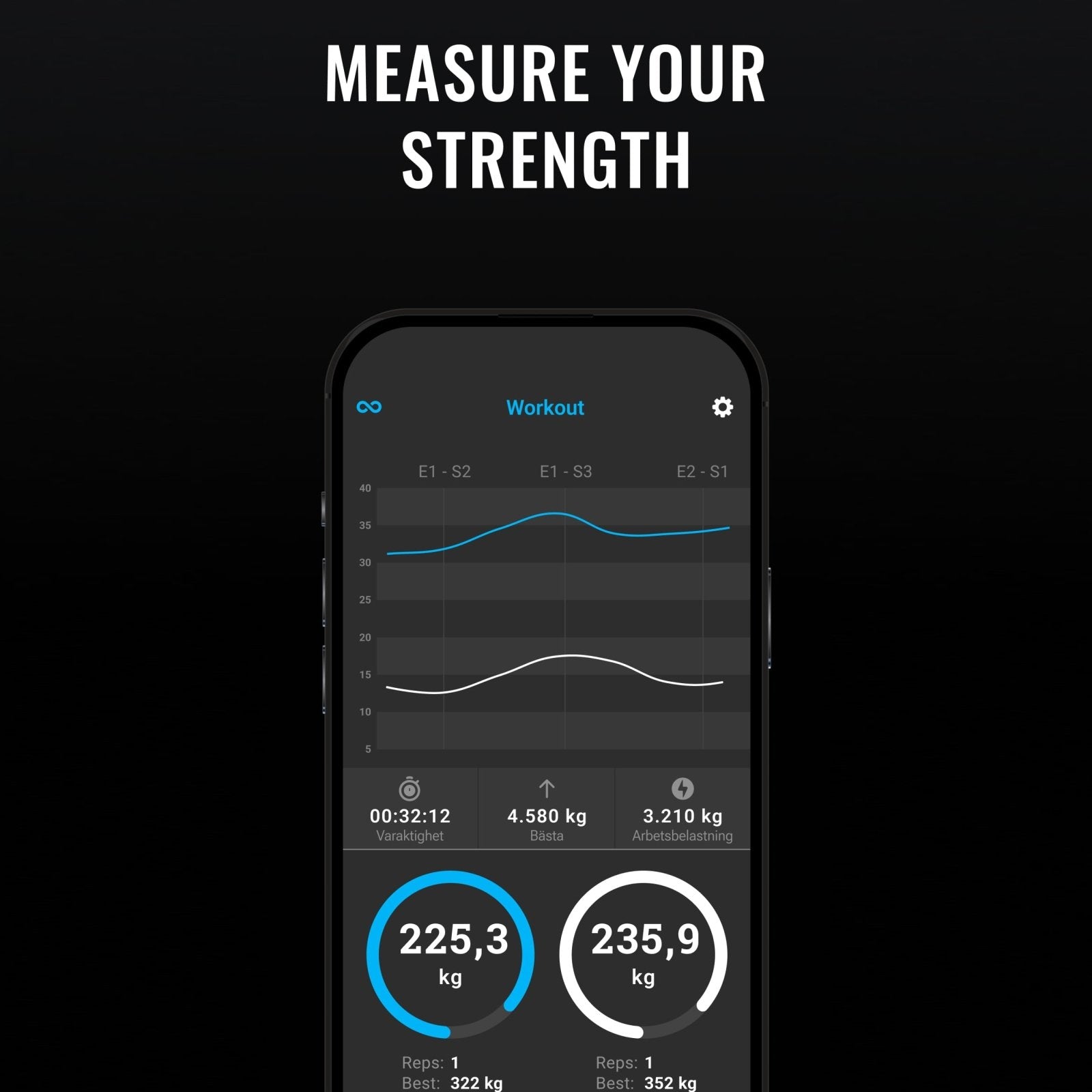 aerobis Powrlink Light - Measure Fitness up to 600 kg 2