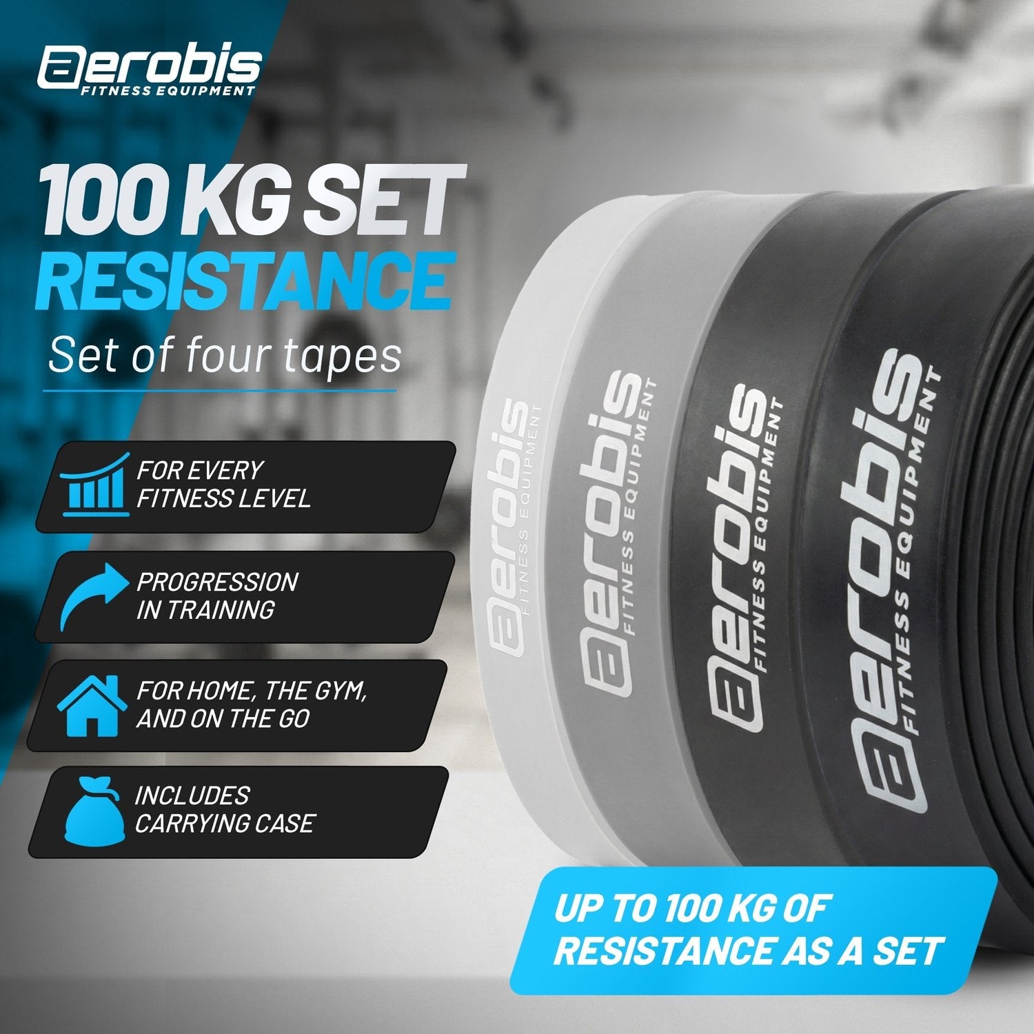 aerobis Premium Powerbands - Latex - Free 6