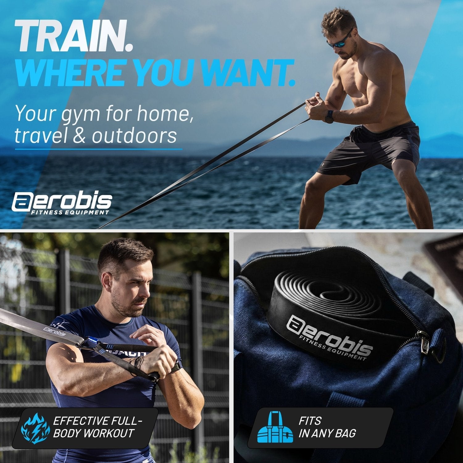 aerobis Premium Powerbands - Latex - Free 7