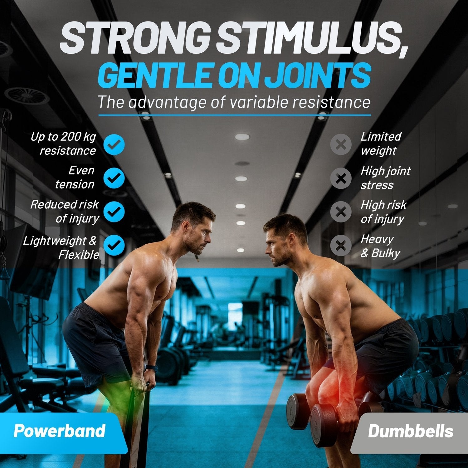 aerobis Premium Powerbands - Latex - Free 8