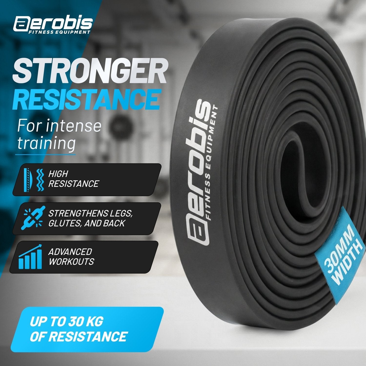 aerobis Premium Powerbands - Latex - Free 4