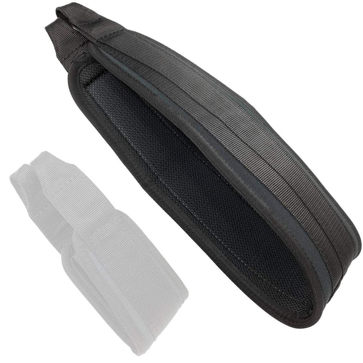 aerobis Flex Handle XL große gepolsterte Schlaufe neben Standard Flex Handle zum Größenvergleich