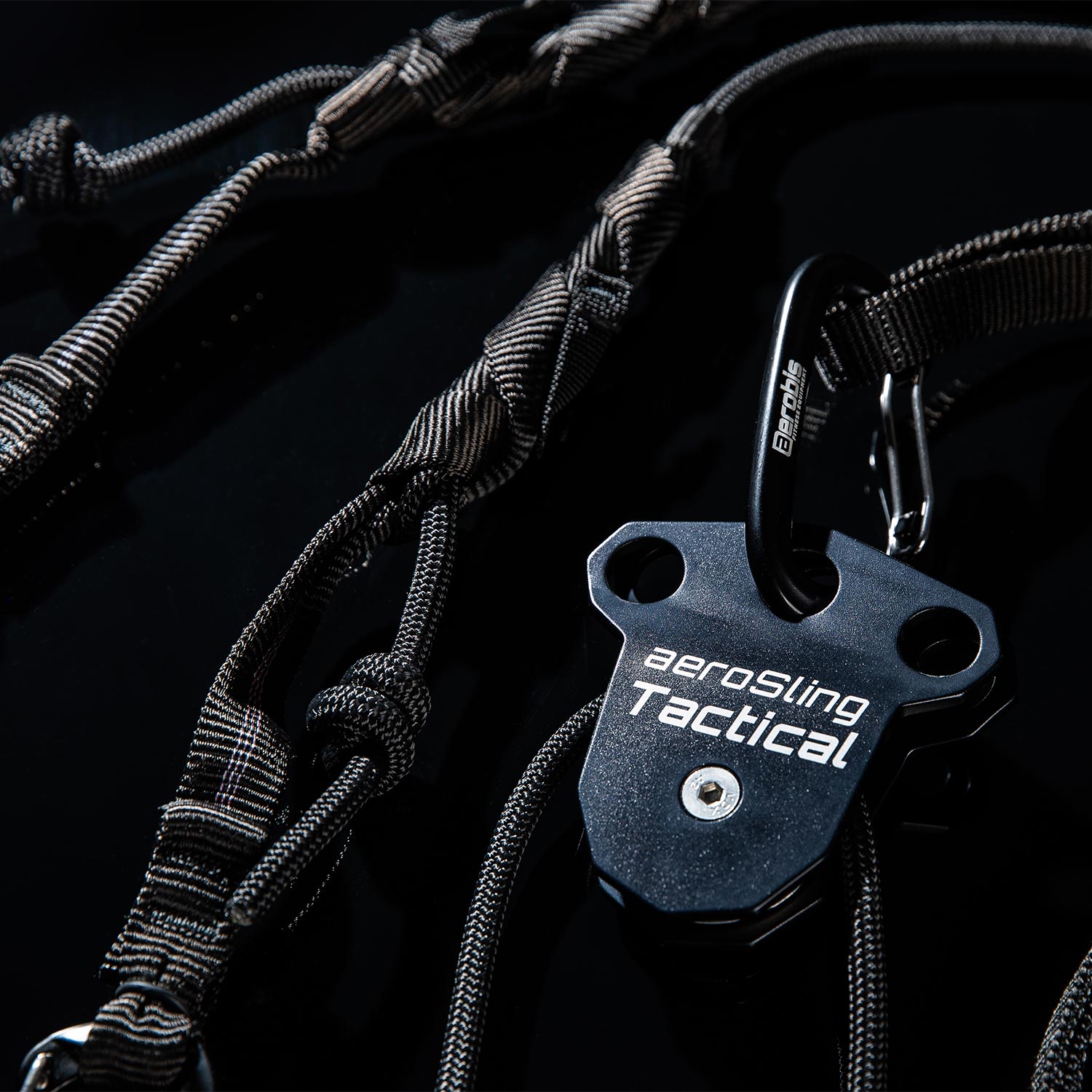 aeroSling Tactical - Slingtrainer de alta gama completamente negro