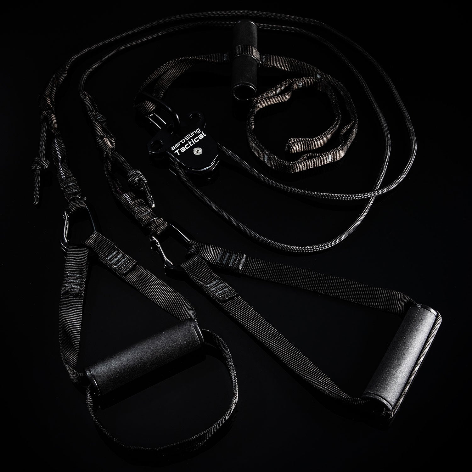 aeroSling Tactical - Slingtrainer de alta gama completamente negro