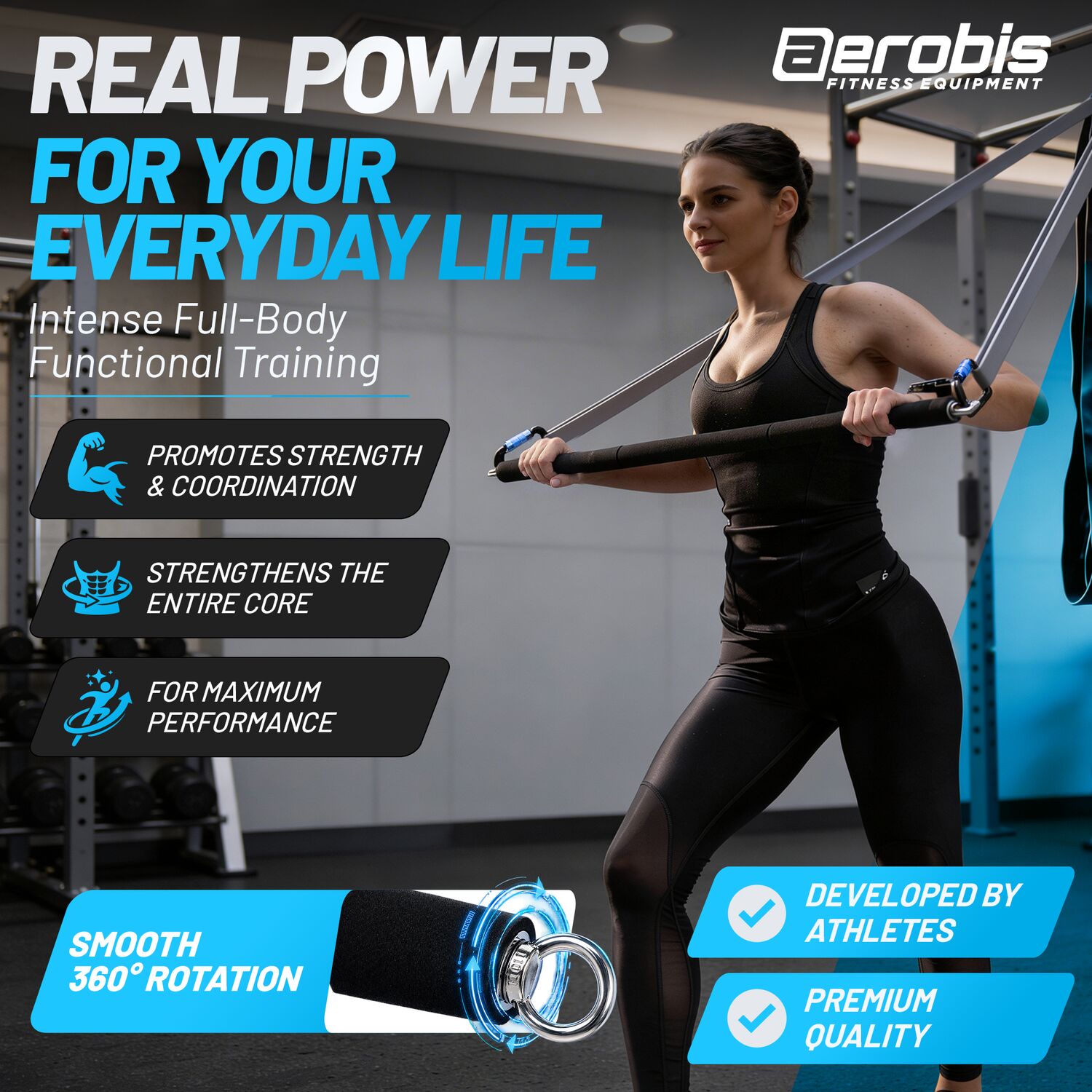 aerobis aerobis Rowstick - New version of our versatile fitness stick 2
