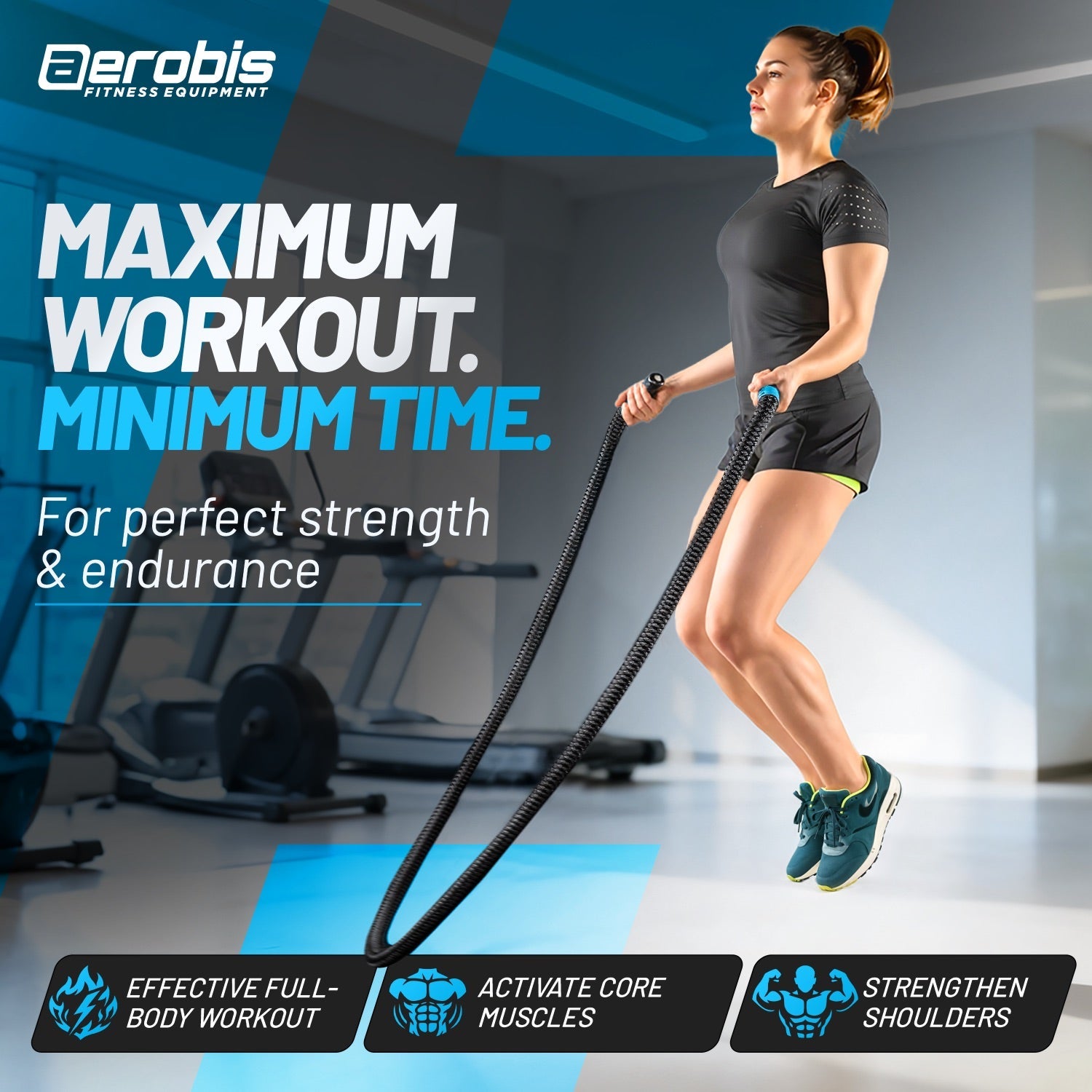 aerobis Battle Jump Rope - Heavy skipping rope 3