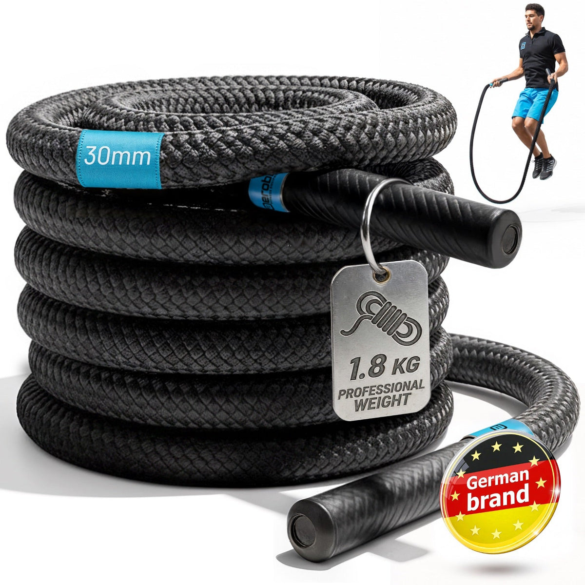 Skipping Battle Ropes Battle Jump Rope - Heavy Skipping Rope | aerobis
