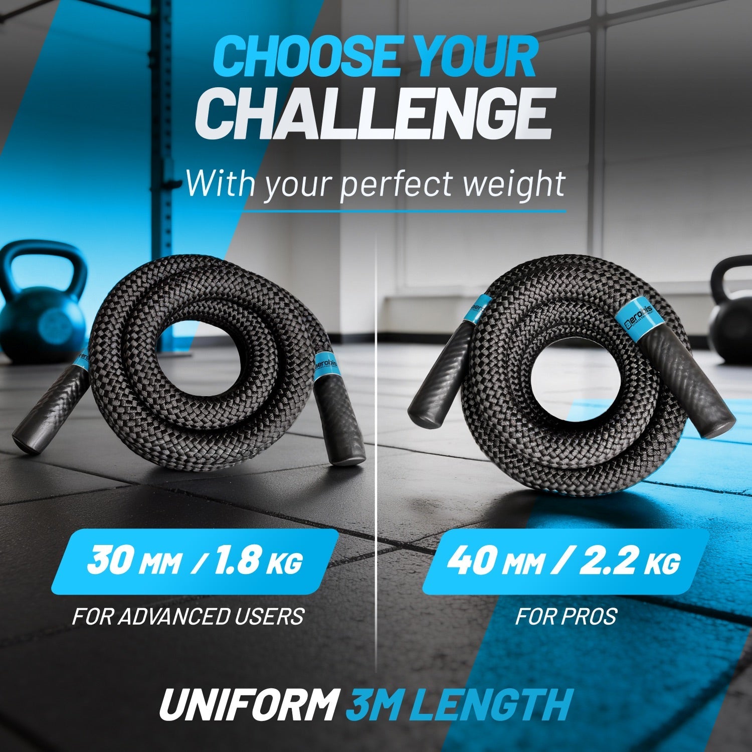 aerobis Battle Jump Rope - Heavy skipping rope 4