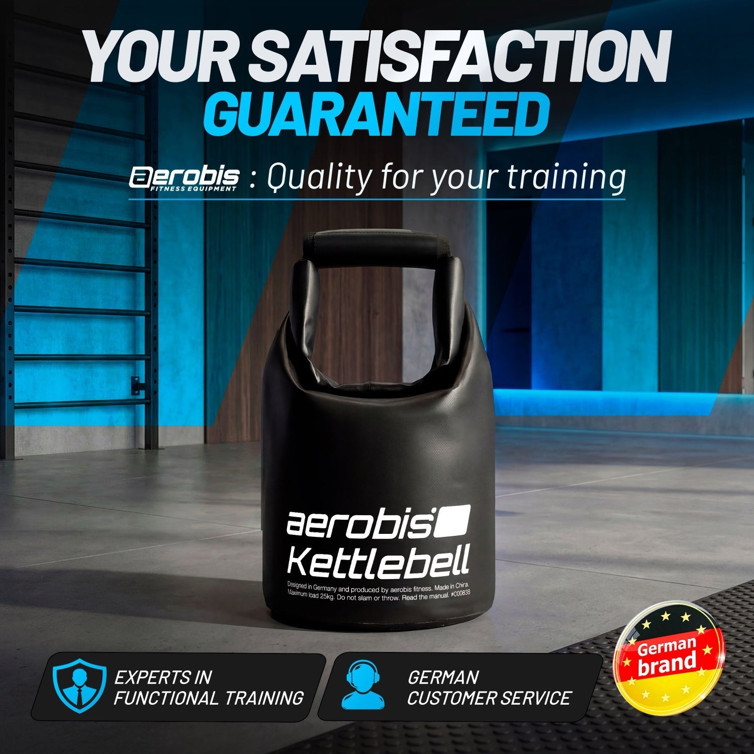 aerobis Kettlebell - 1 size up to 25kg 7