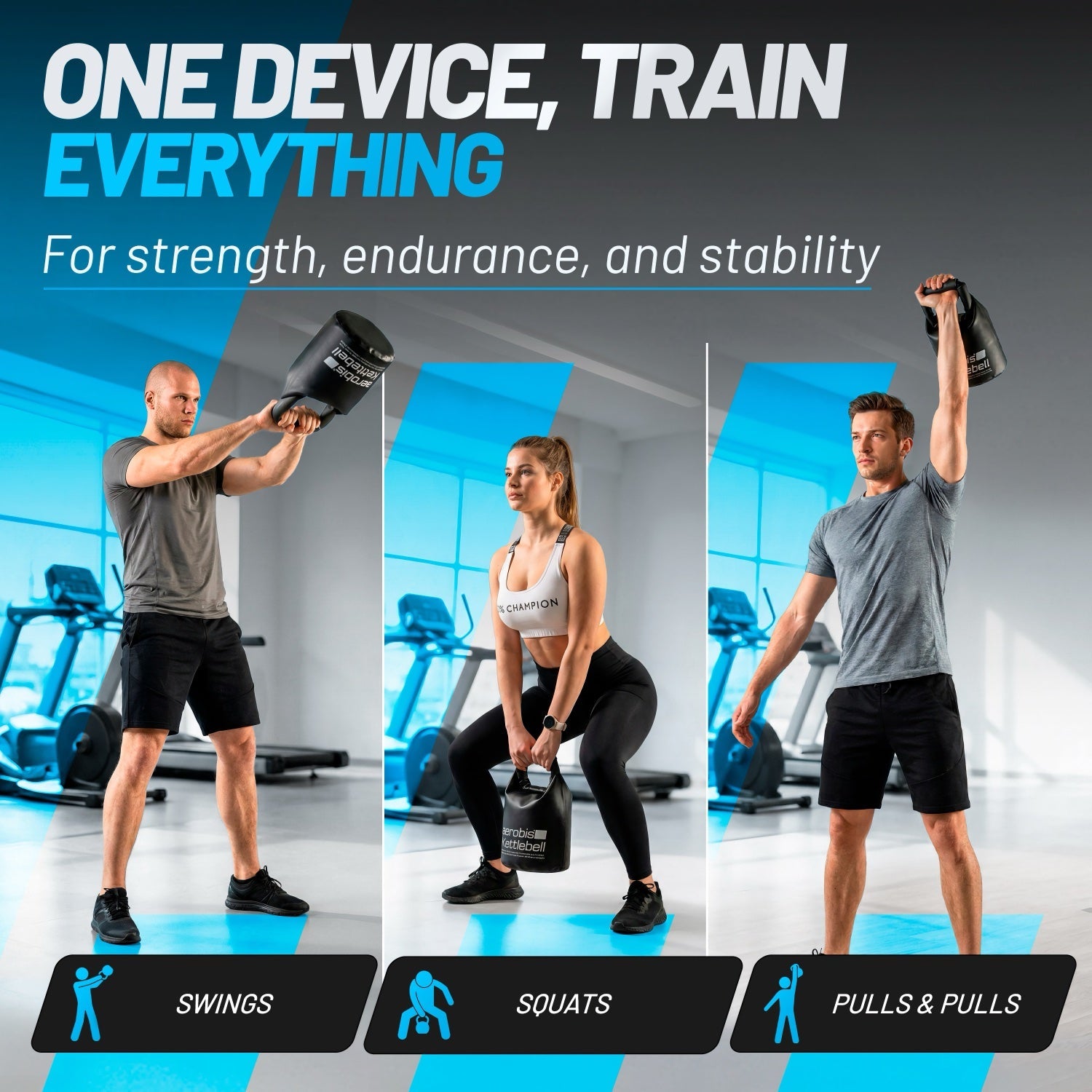 aerobis Kettlebell - 1 size up to 25kg 2