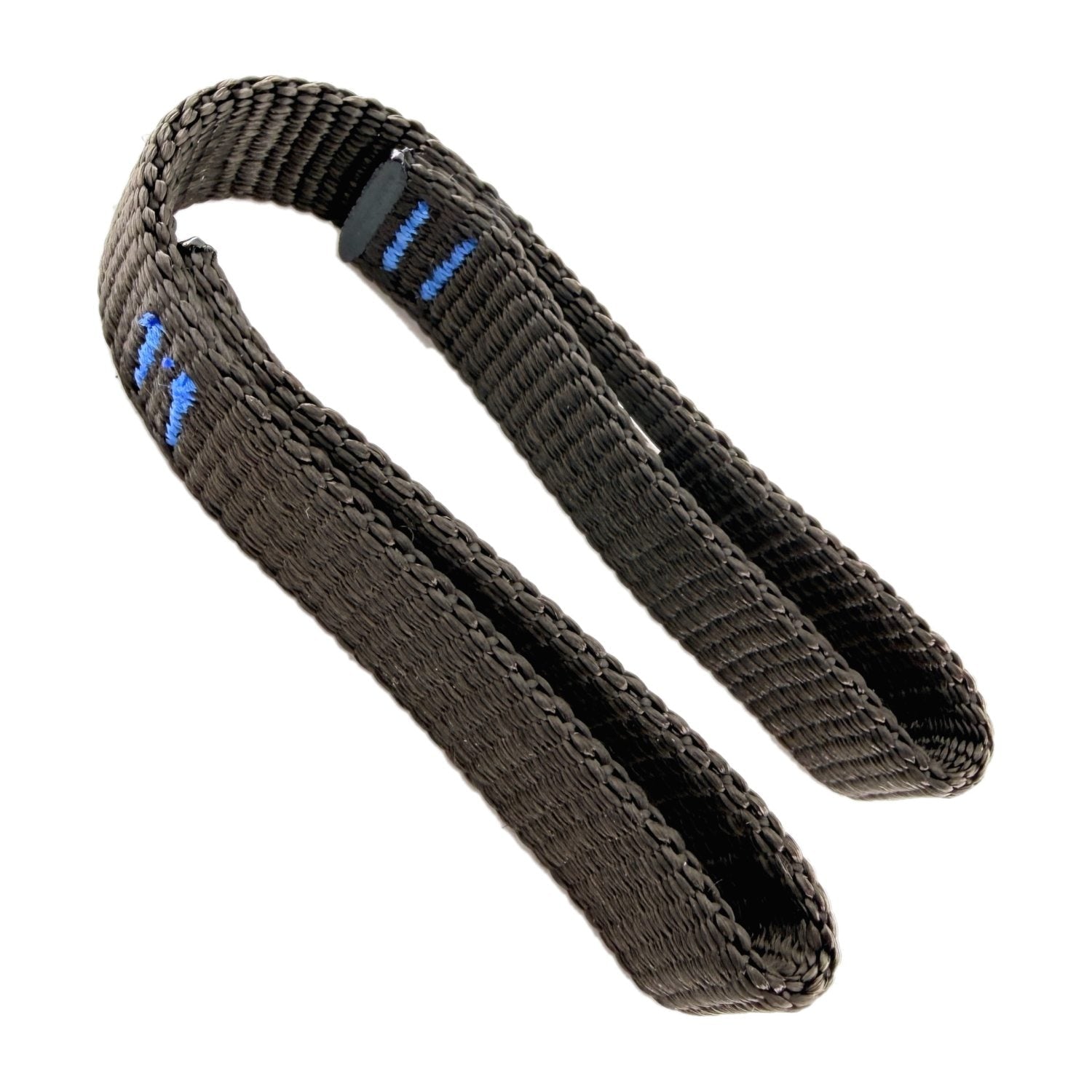 aerobis Mini Sling - compact black webbing connector with two sewn-in loops
