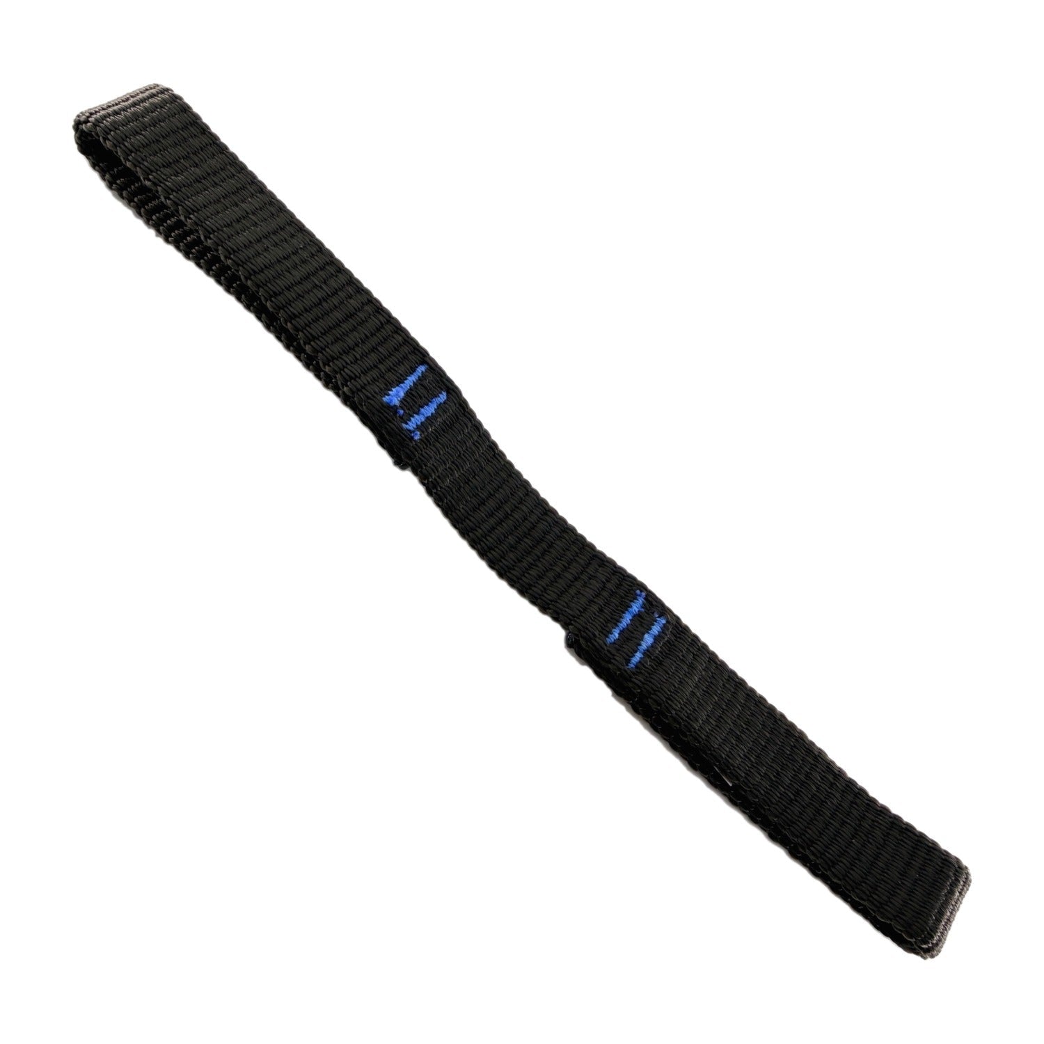 aerobis Mini Sling laid out flat, 20 cm full length with a loop at each end