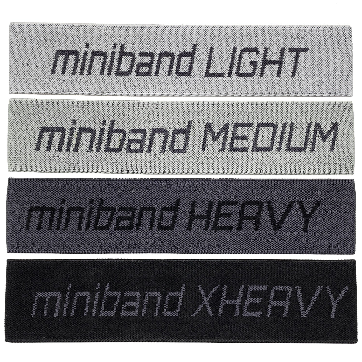 aerobis Miniband Set - 4 flexible mini Fitnessbands 10