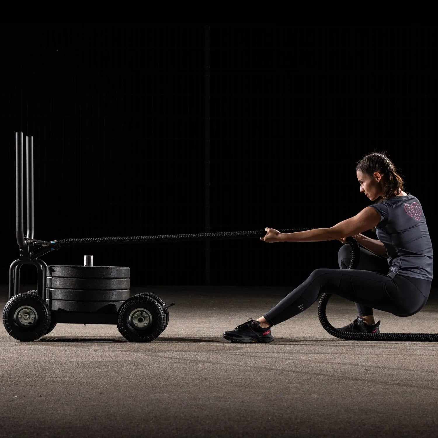 aerobis Pain Train - Patented Resistance Sled on wheels 9