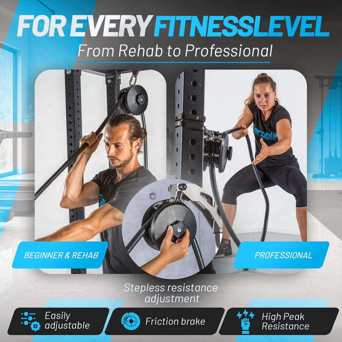 revvll ONE Rope Trainer - Adjustable Resistance | aerobis