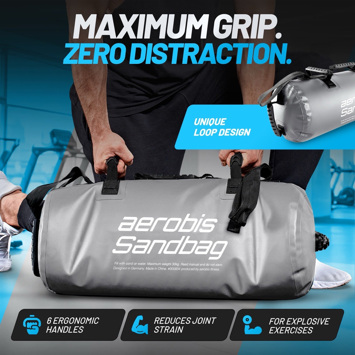 aerobis Sandbag - One size. Up to 30 kg. 5