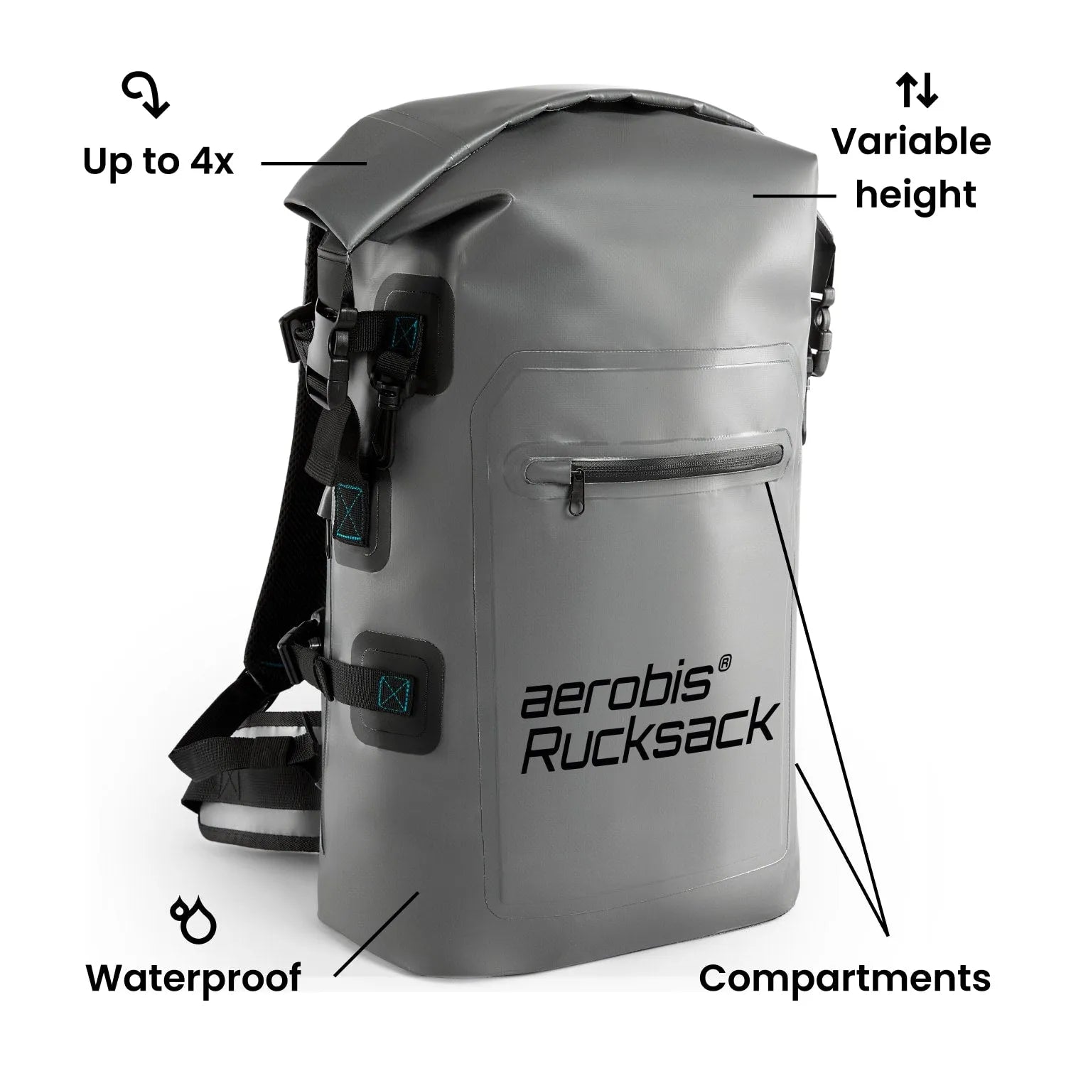 aerobis Fitness Rucksack - Perfekt für Training, Wandern und Büro 5