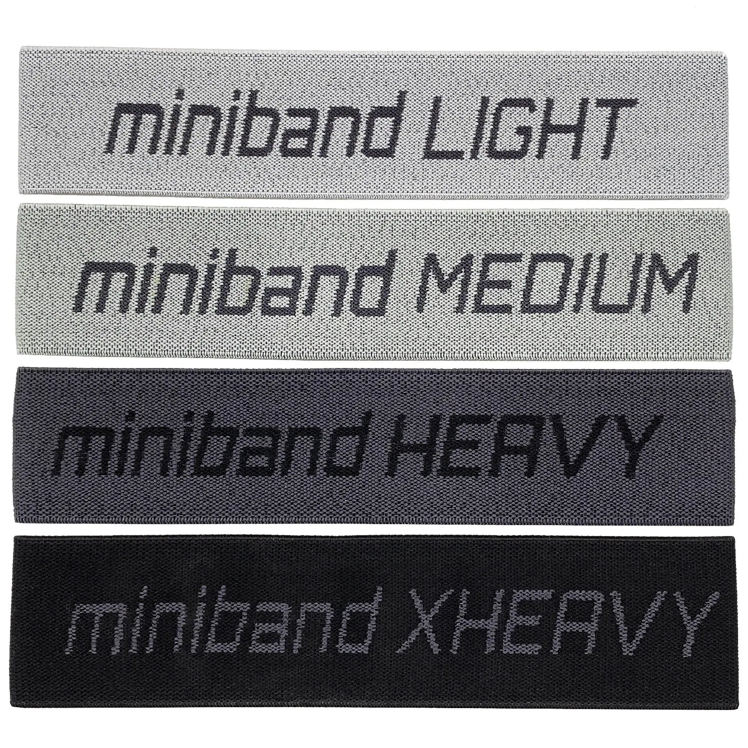 aerobis Miniband Set - 4 mini Fitnessbands flexibles 10