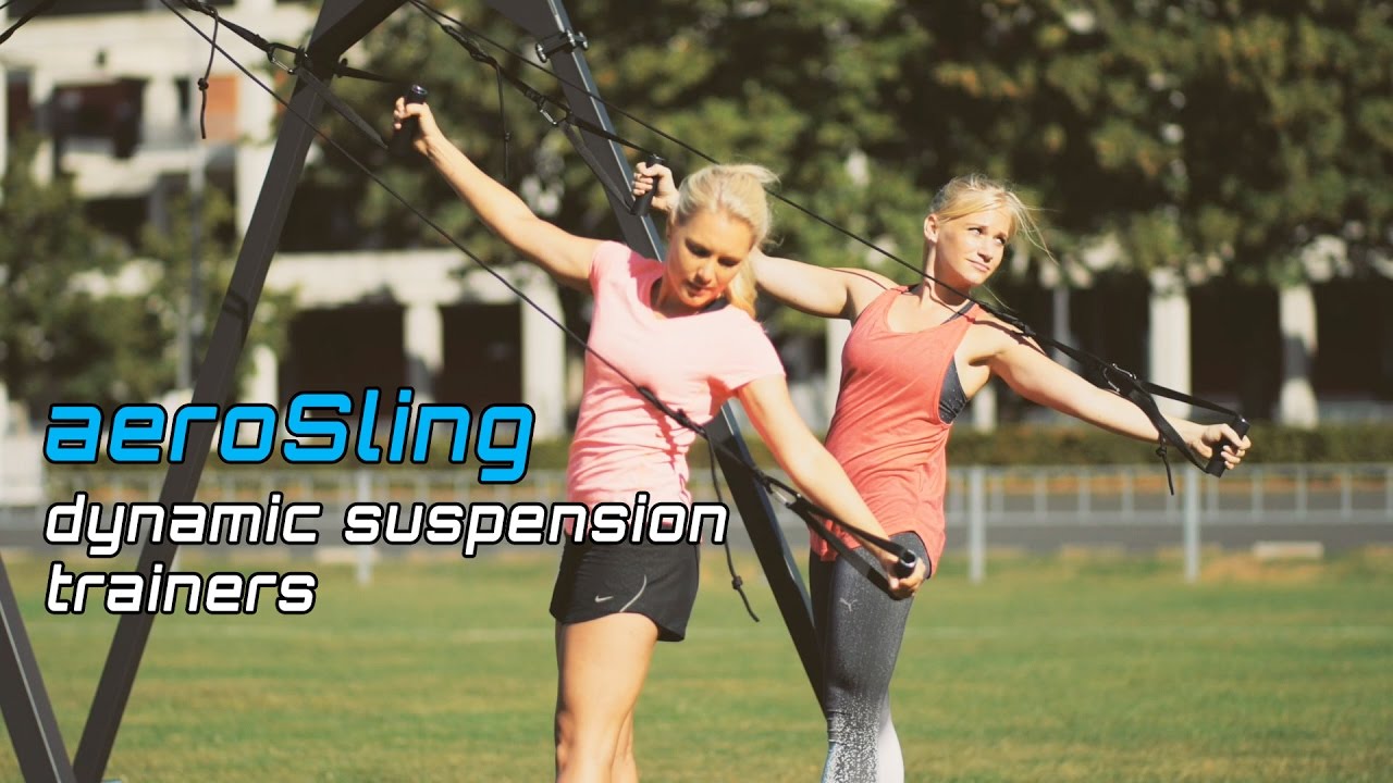 Actievideo met aeroSling pulley suspension trainers